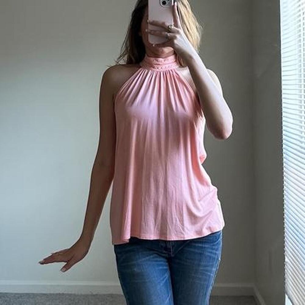 Light pink babydoll halter going